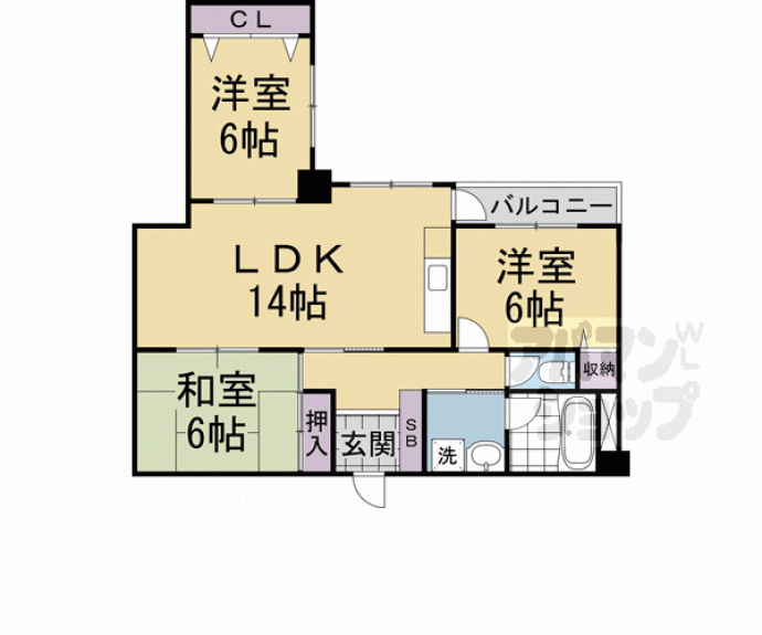 【河原町１０９ビル】間取