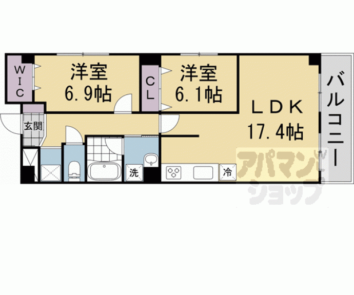 【ｓａｗａｒａｂｉ御所】間取