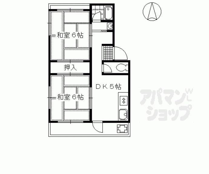 【エデン白川】間取