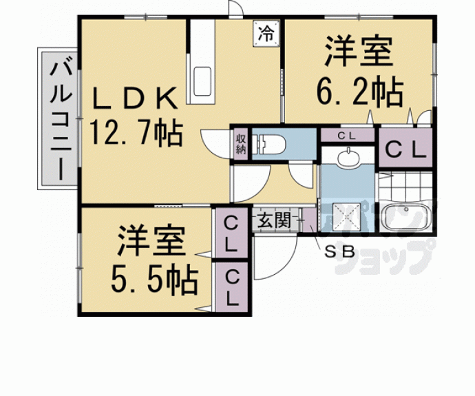 【シエルガーデン】間取