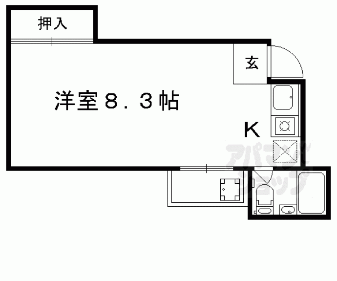 【大橋ハイツ】間取