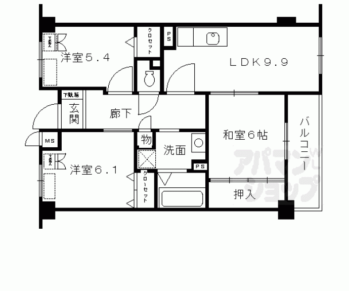 【北山比映御苑】間取