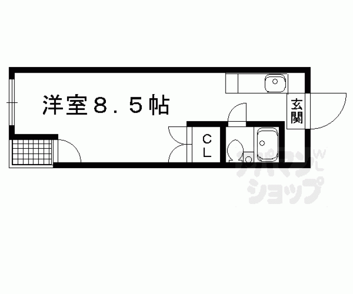 【北原ハイツ】間取