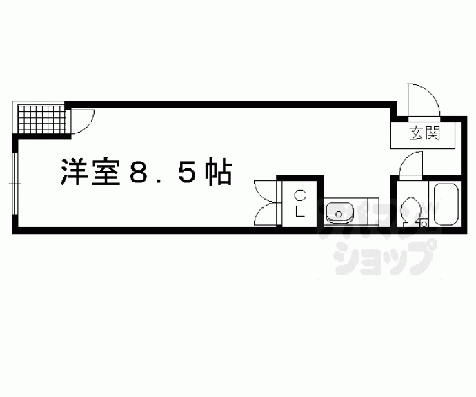 【北原ハイツ】間取