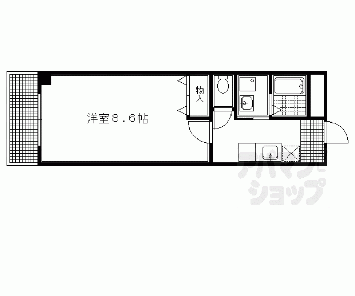 【カーサしらかわ】間取