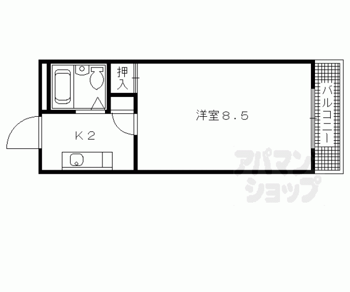 【ホワイトリバー千栄】間取