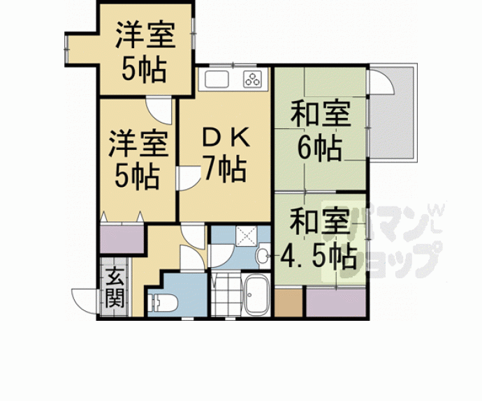 【ヴィレッジヒル】間取