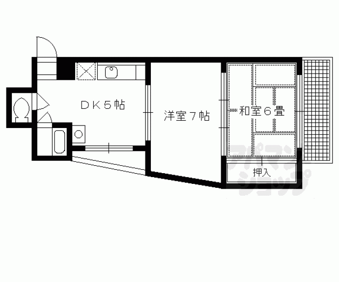 【コーポ吉沢】間取