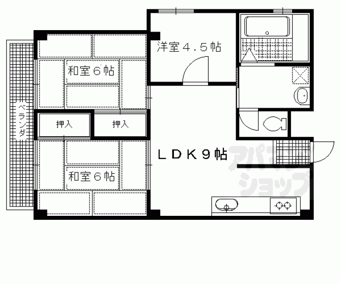 【岩崎ビル】間取
