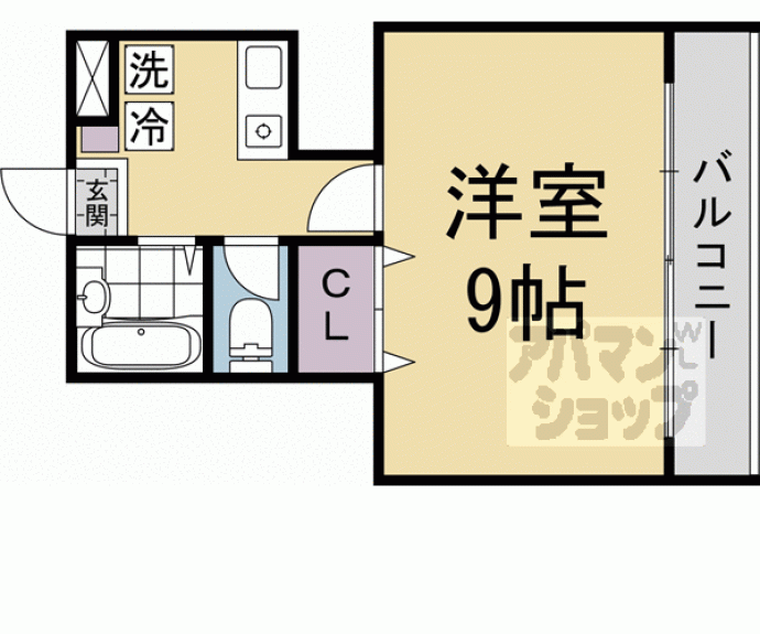 【リバーパレス高野】間取