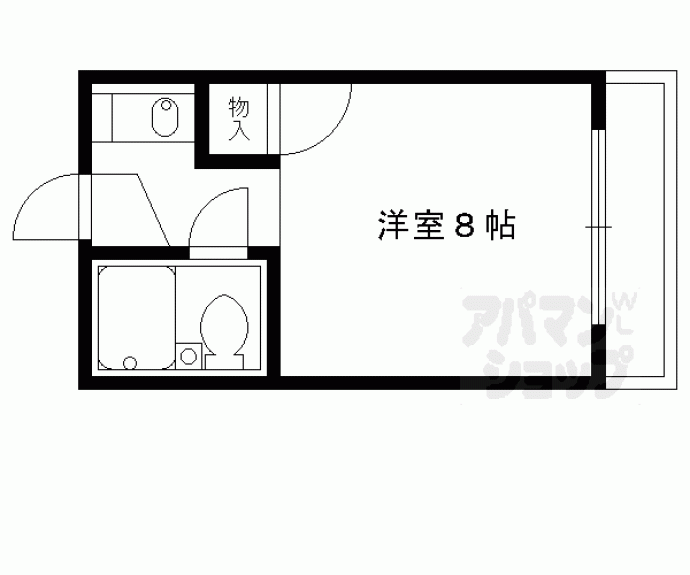 【ヴィラ島本】間取