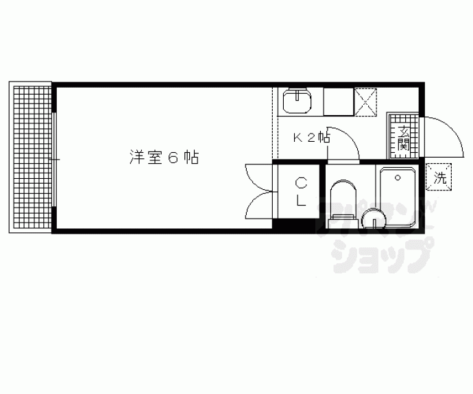 【ラフォーレ北白川】間取
