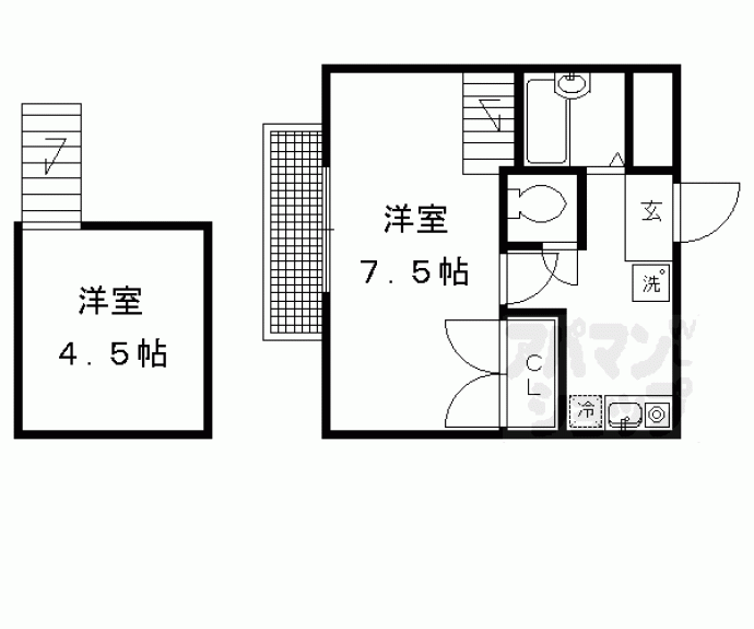【エクセレント北白川】間取