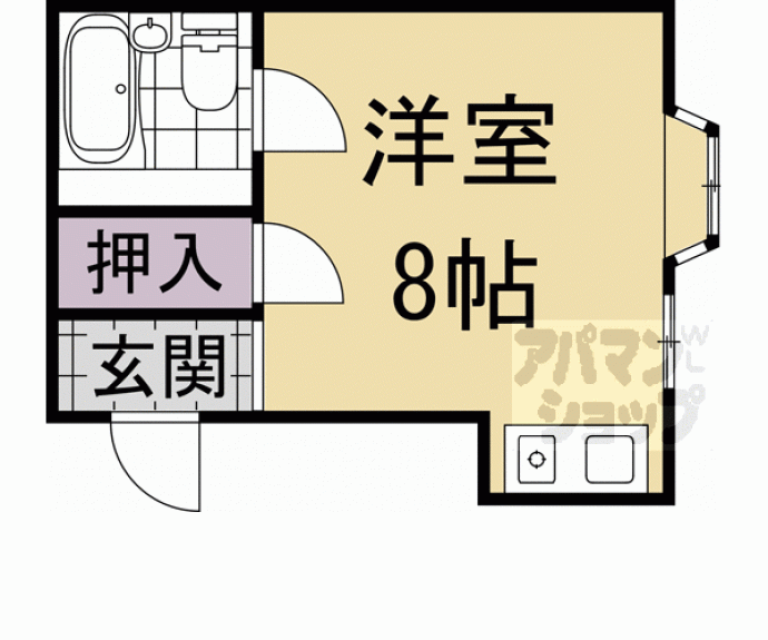 【高野マンション】間取