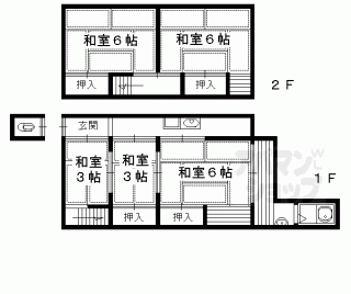 【北白川東平井町貸家１】
