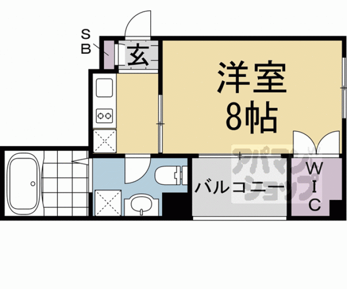 【クラベール下鴨】間取