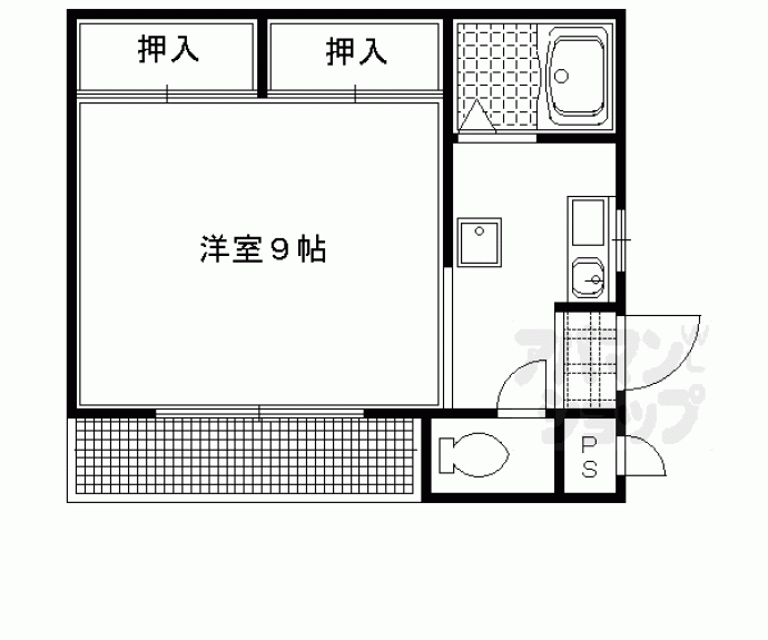 【ドメーヌ新町】間取