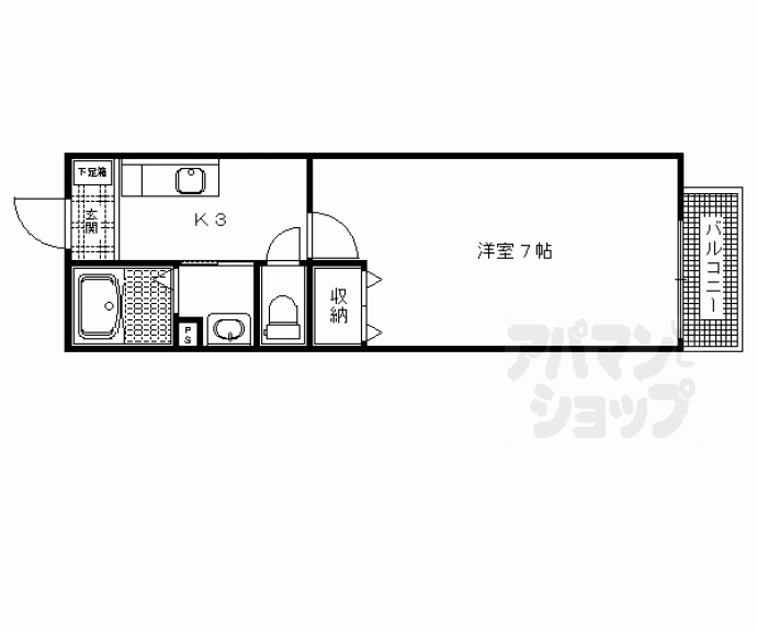 【カーサ宮ノ前】間取