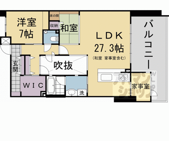 【ユニーブル京都紫野】間取