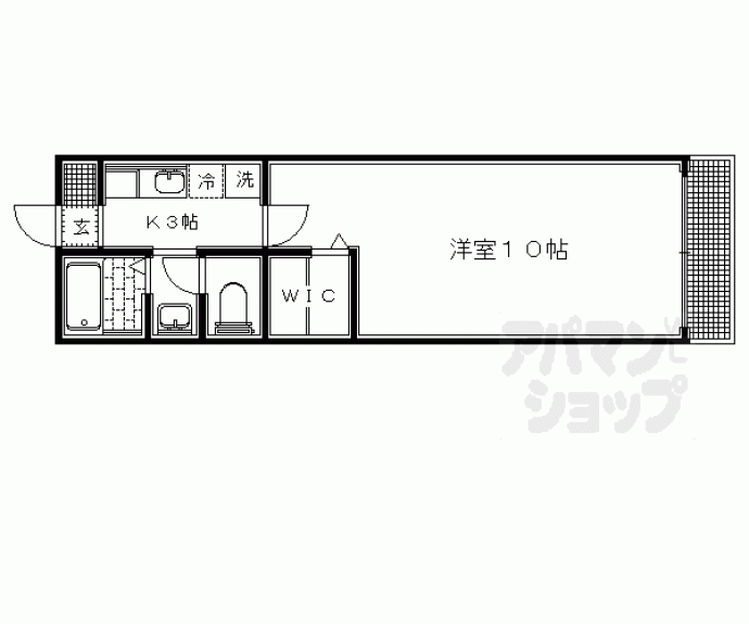 【ハイツ平安】間取