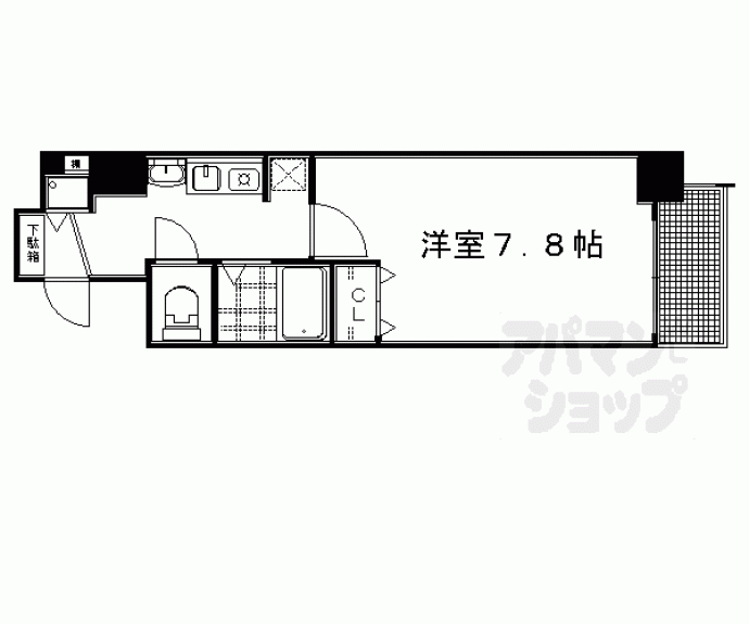 【スワンズ京都西陣】間取