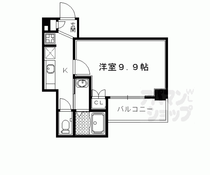 【ＣＱレジデンス京都御所西】間取
