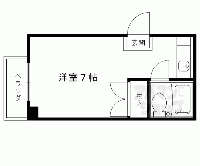 【ヴィラ岸本】間取