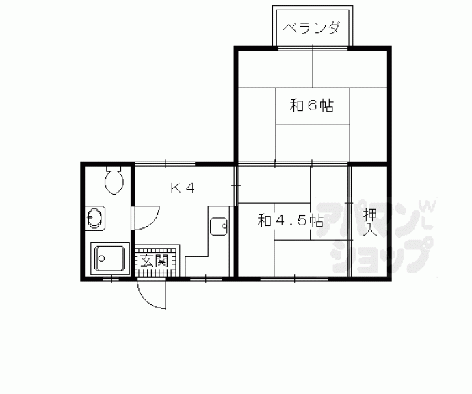 【三宅ハイツ】間取