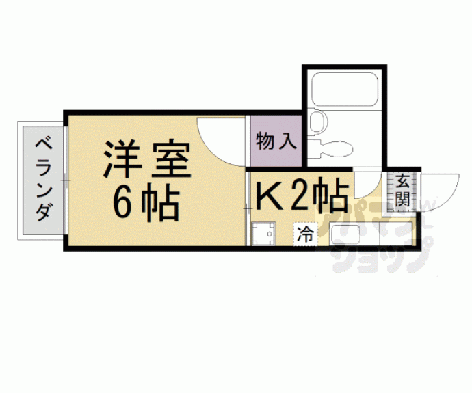 【ヴィラ・ブルーエＢ棟】間取