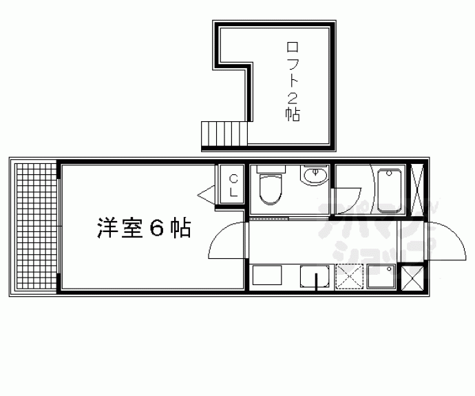 【アストレア京都五辻町】間取