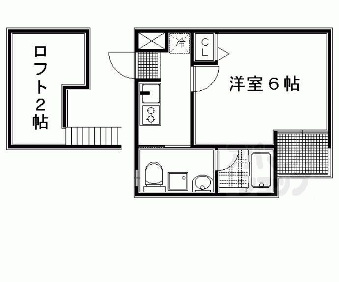 【アストレア京都五辻町】間取