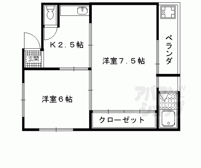 【コーポラス太田】間取