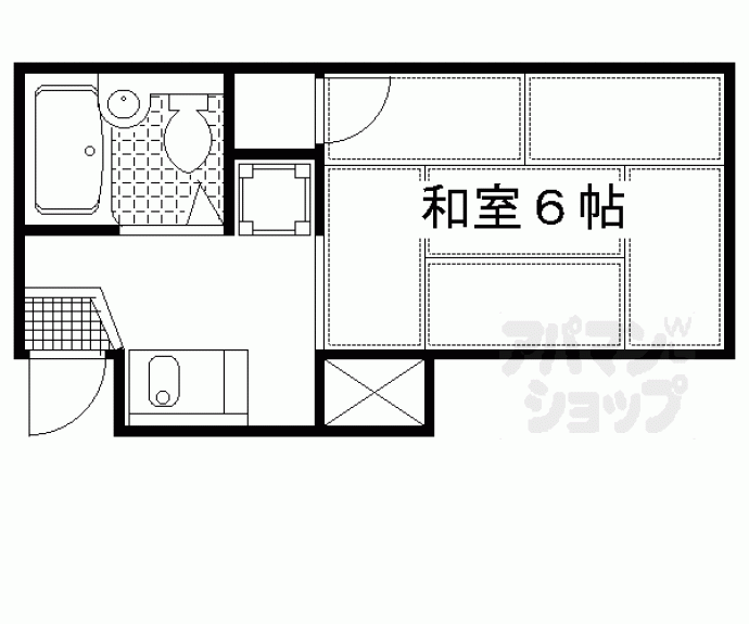 【コーポ一乗寺】間取