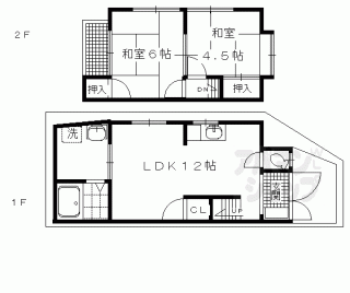 【吉田神楽岡町貸家】