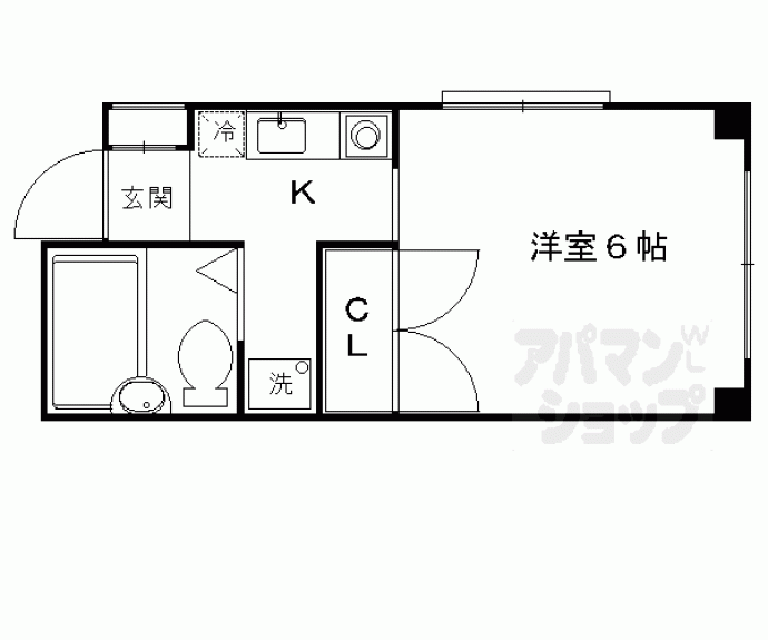 【今出川ハイツ】間取