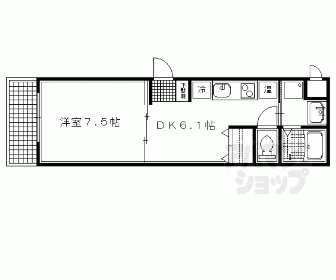 【ＶＩＡ鴨川東】間取