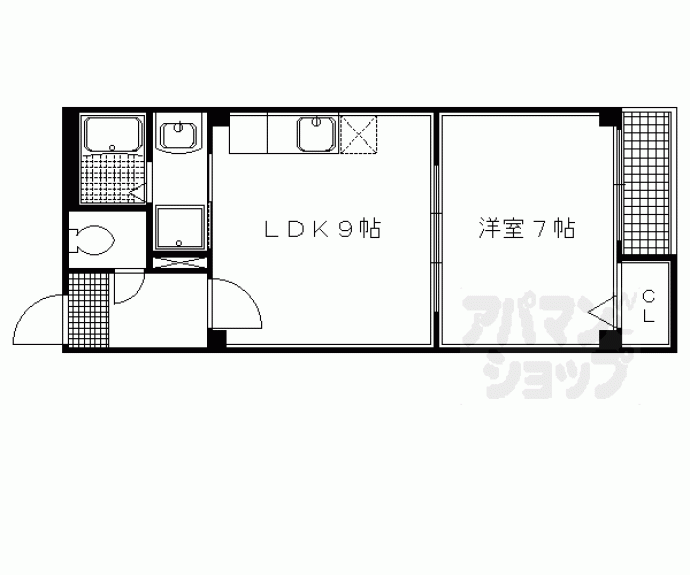 【Ｌｕｎａ新町】間取