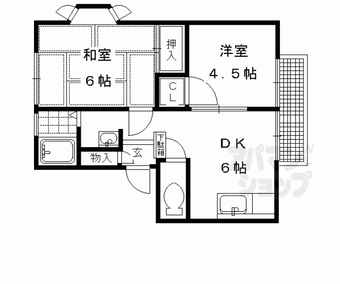 【メゾンドヤーブ】間取