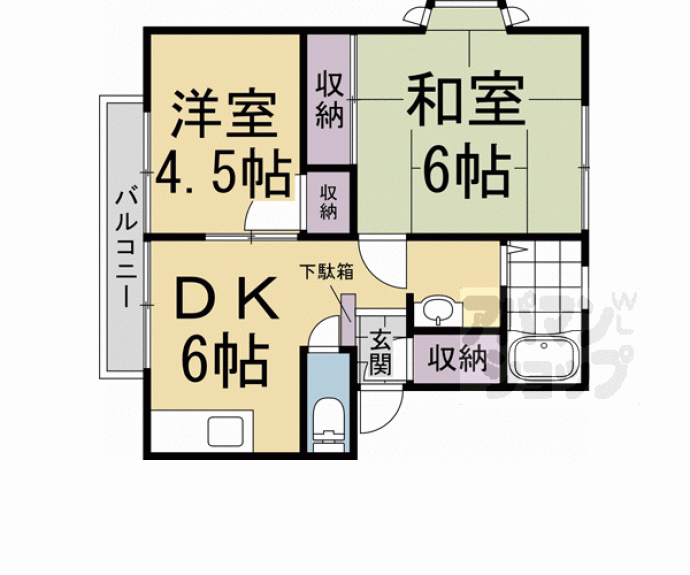 【メゾンドヤーブ】間取