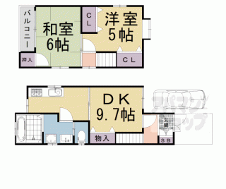 【下鴨宮崎町９８－２２貸家】