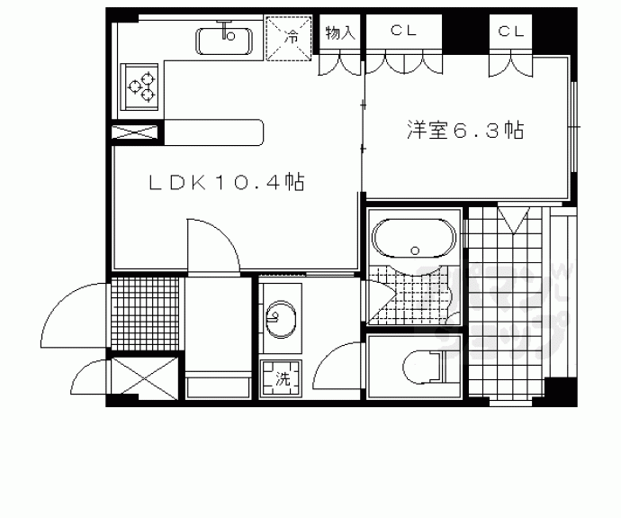 【リーガル京都御所東】間取