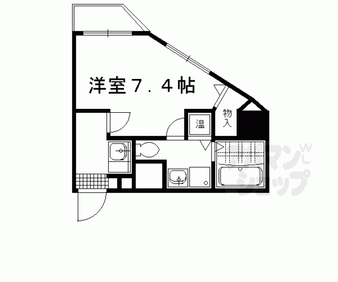 【Ａｐｐａｒｔａｍｅｎｔｏ一乗寺】間取