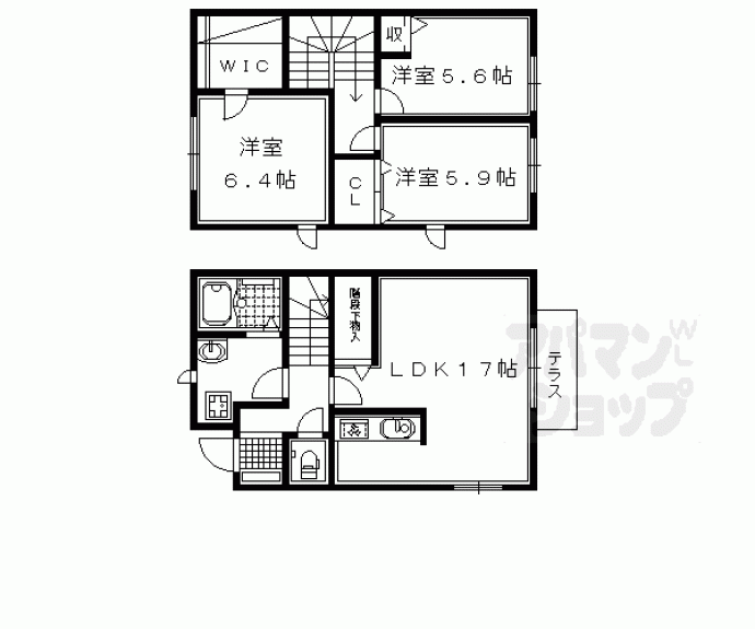【フォーシーズンズ宝ヶ池】間取