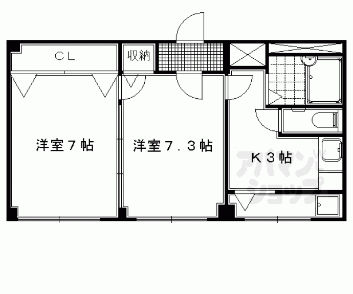 【下鴨松柏】間取
