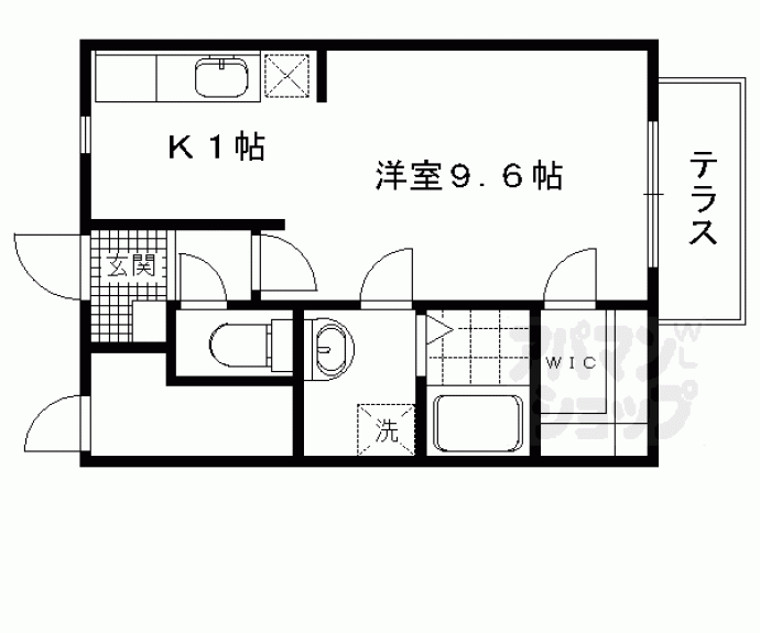 【カーサノーブル】間取