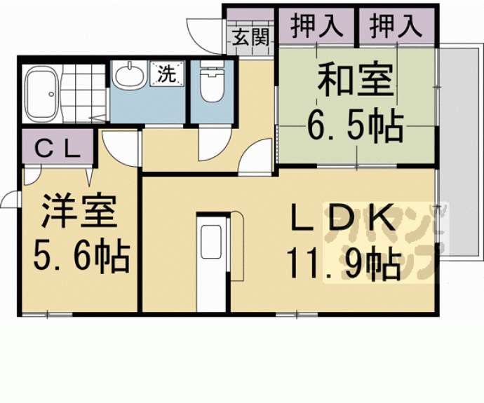 【フローラルさぎまち】間取