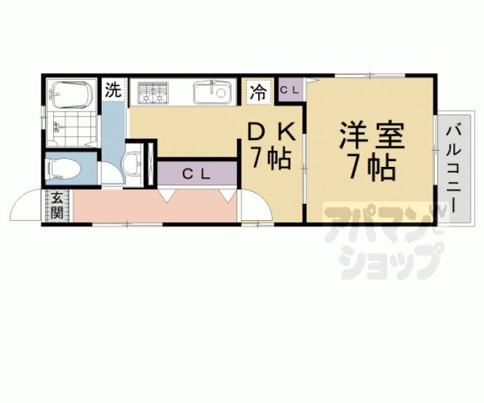 【セピアコート円町】間取