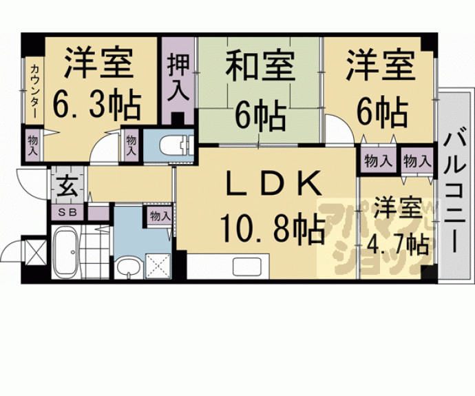 【サイト安朱】間取