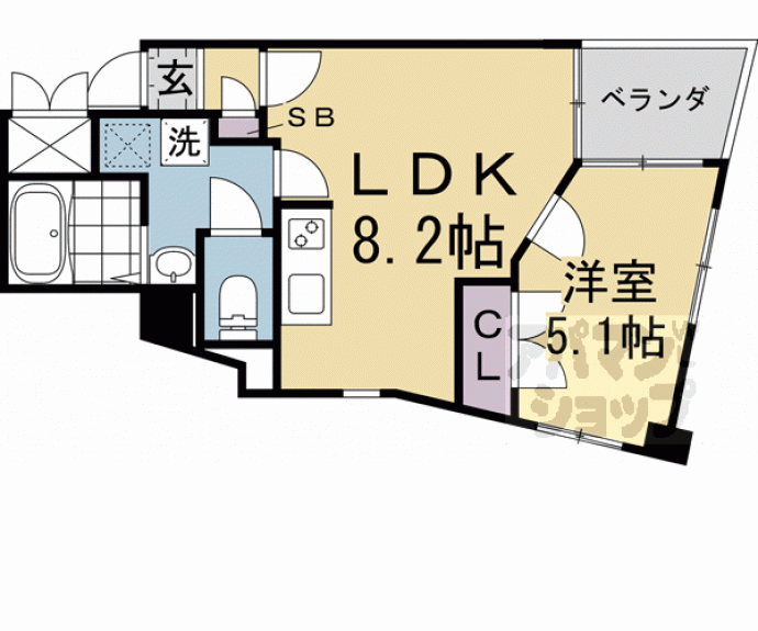 【ＰＡＯ　ＣＯＵＲＴ　ＯＴＯＷＡ】間取