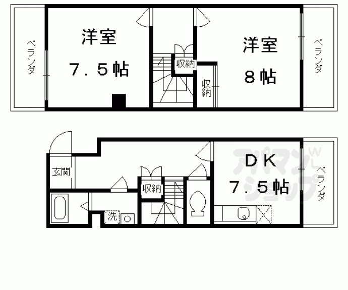 【アルカス七条大宮】間取